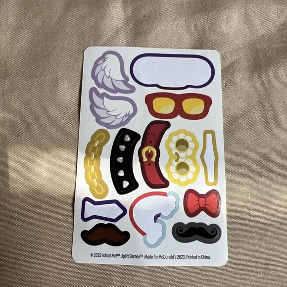 McDonald’s Happy Meal 2024 Adopt Me Pet Unicorn Toy With Box Used - Picture 11 of 11